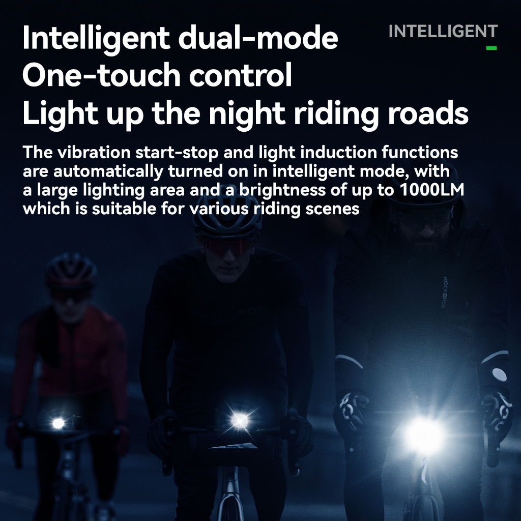 Đèn Trước 1000 Lumen Cho Xe Đạp, Điều Chỉnh Góc Linh Hoạt, IPX6, Phù Hợp MTB và Road Bike