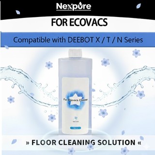 Dành cho giải pháp làm sạch sàn đa bề mặt ECOVACS 1L | An toàn cho cây lau nhà & chân không | Tương thích với dòng X11 / N20 / N30 / X1 / X2 / X5 / X8 / X9 / T10 / T20 / T30 / T50 / T80 / T30C