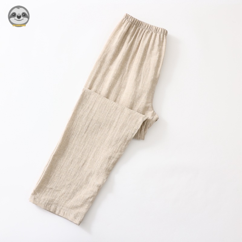 Quần Pyjama Cotton Nguyên Chất Phong Cách Nhật Bản Muji, Chống Muỗi, Thích Hợp Xuân-Hè