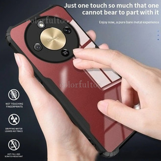 Ốp điện thoại Acrylic trong suốt TPU mềm siêu mỏng, bảo vệ camera, chống sốc cho Honor X9D 5G 2025/X9C/X9A/X9B/X 9B/X 9A/HonorX9b/HonorX9C
