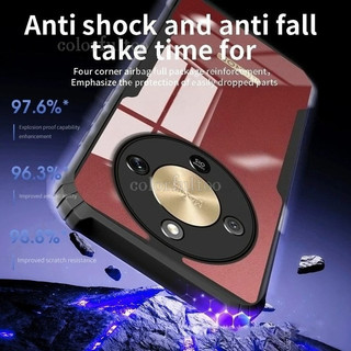 Ốp điện thoại Acrylic trong suốt TPU mềm siêu mỏng, bảo vệ camera, chống sốc cho Honor X9D 5G 2025/X9C/X9A/X9B/X 9B/X 9A/HonorX9b/HonorX9C