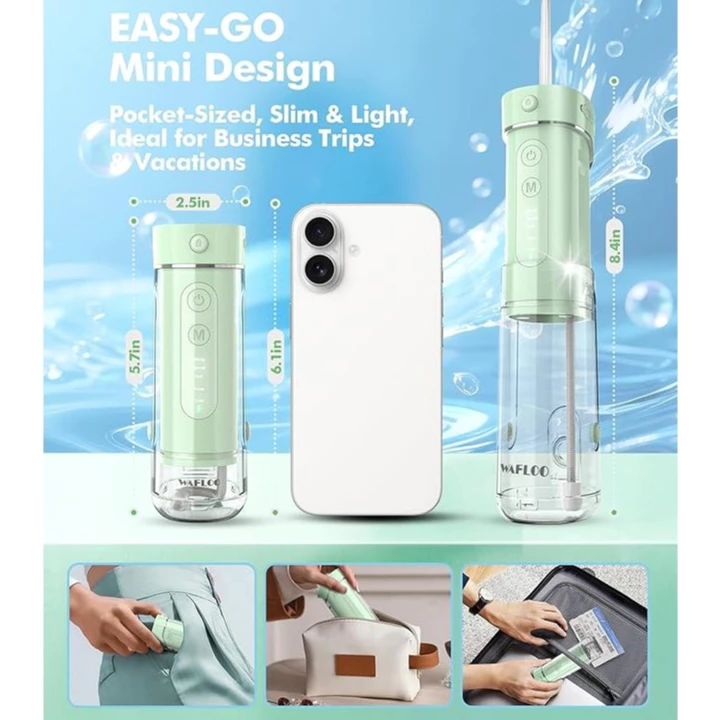 Handheld Mini Genuine Water Flosser Oral Irrigator WAFLOO – 3