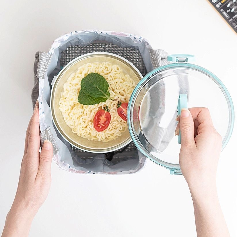 Túi Ăn Trưa Không Thấm Nước Mới Túi Hộp Cơm Cách Nhiệt Di Động Túi Đựng Thức Ăn Cho Nhân Viên Văn Phòng Túi Cách Nhiệt Túi Bento Túi Đựng Đồ Ăn Trưa Túi Giữ Nhiệt Túi Hộp Cơm Hộp Cách Nhiệt Túi Cách Nhiệt Túi Tote