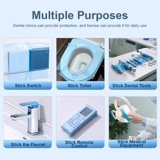 133 Cái / cuộn Băng cách ly bảo vệ nha khoa dùng một lần Thích hợp cho dụng cụ phẫu thuật Thiết bị Attoo Parlors Đồ dùng phòng khám