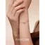 FanciMe Sweetheart Vòng tay bạc sô cô la Món quà trang sức tinh tế dành cho nữ