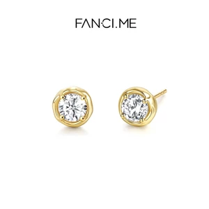 FanciMe Người Yêu Bông Tai Bạc Socola Tinh Tế Bông Tai Trang Sức Quà Tặng Cho Nữ
