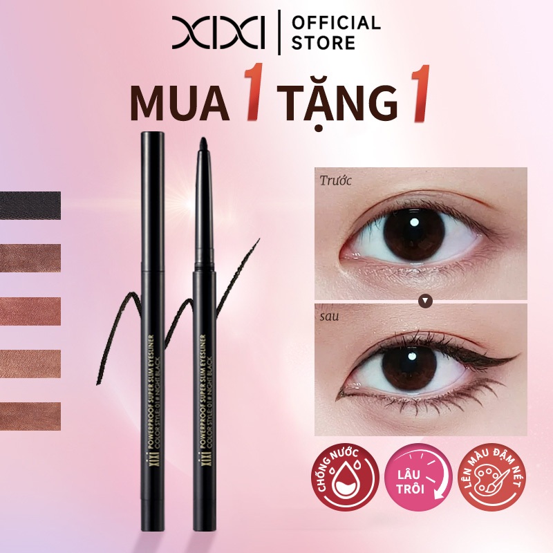 Xixi Bút Kẻ Mắt Gel – Siêu Mảnh 1.2mm, Chống Nước, Không Lem, Lên Màu ...