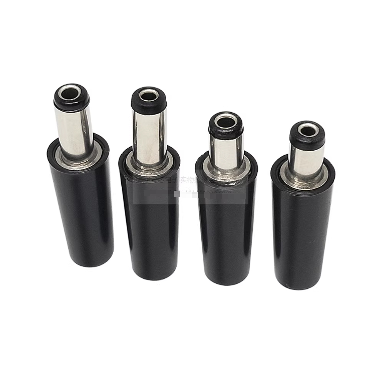DC Cắm Điện 5.5*2.1/2.5mm Ống Tròn Nam, Phích Cắm Dây Hàn Ngắn/Dài