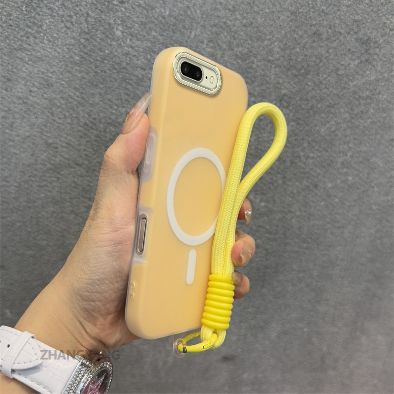 Ốp Lưng Cho iPhone 7 Plus iPhone 8 Plus Silicone TPU Mềm Ốp Lưng Điện Thoại Hút Từ Tính Cao Cấp Thẩm Mỹ Thiết Kế Mới Dây Treo Miễn Phí Và Tinh Tế