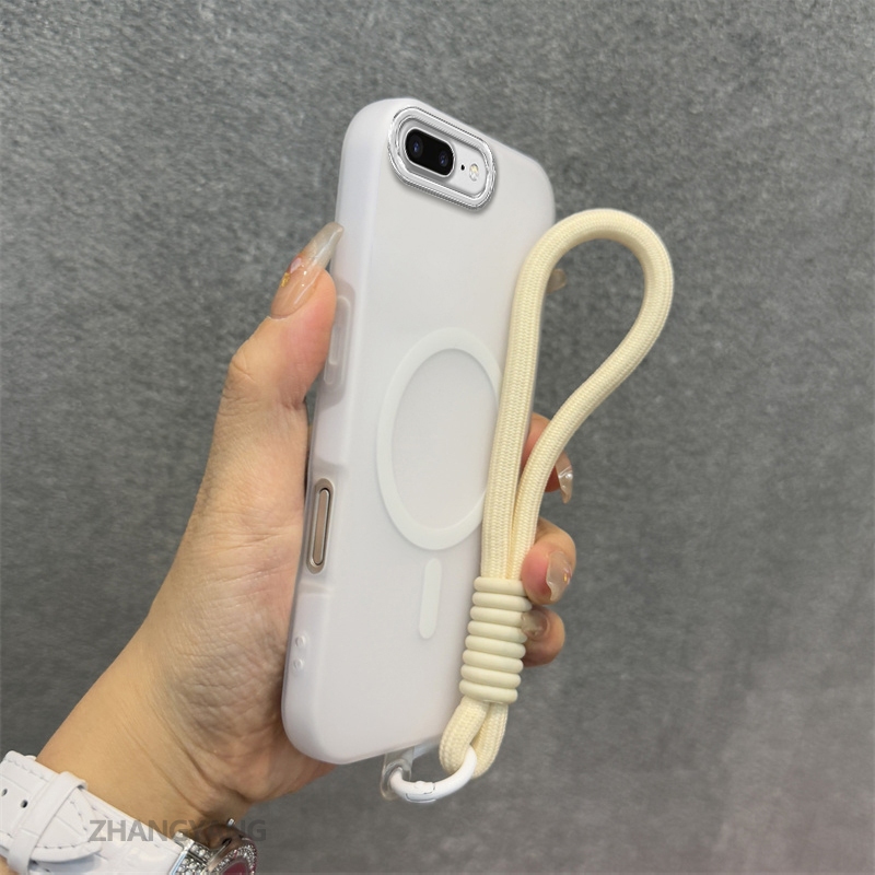 Ốp Lưng Cho iPhone 7 Plus iPhone 8 Plus Silicone TPU Mềm Ốp Lưng Điện Thoại Hút Từ Tính Cao Cấp Thẩm Mỹ Thiết Kế Mới Dây Treo Miễn Phí Và Tinh Tế