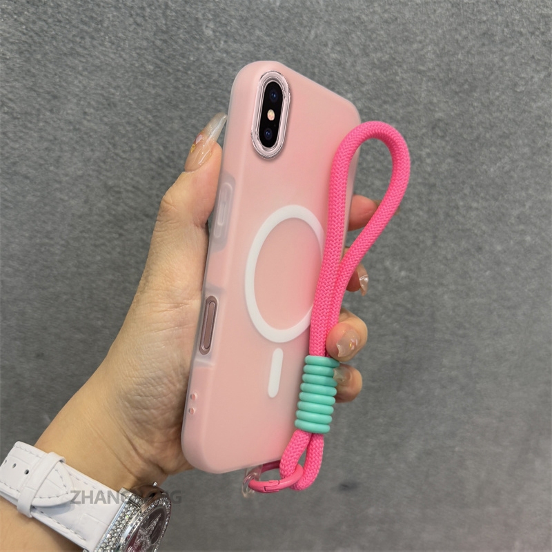 Ốp Lưng Cho iPhone X Xs Xr Xs Max Silicone TPU Mềm Ốp Lưng Điện Thoại Hút Từ Tính Cao Cấp Thẩm Mỹ Thiết Kế Mới Dây Treo Miễn Phí Và Tinh Tế