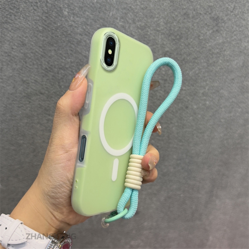 Ốp Lưng Cho iPhone X Xs Xr Xs Max Silicone TPU Mềm Ốp Lưng Điện Thoại Hút Từ Tính Cao Cấp Thẩm Mỹ Thiết Kế Mới Dây Treo Miễn Phí Và Tinh Tế