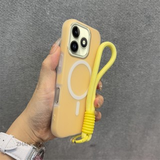 Ốp Lưng Cho OPPO A3 A3X Silicon Cao Cấp Cảm Giác Da Ốp Lưng Điện Thoại 2 Trong 1 Thiết Kế Thẩm Mỹ Có Chức Năng Hút Từ Tính Và Dây Miễn Phí
