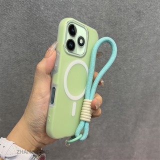 Ốp Lưng Cho OPPO A3 A3X Silicon Cao Cấp Cảm Giác Da Ốp Lưng Điện Thoại 2 Trong 1 Thiết Kế Thẩm Mỹ Có Chức Năng Hút Từ Tính Và Dây Miễn Phí