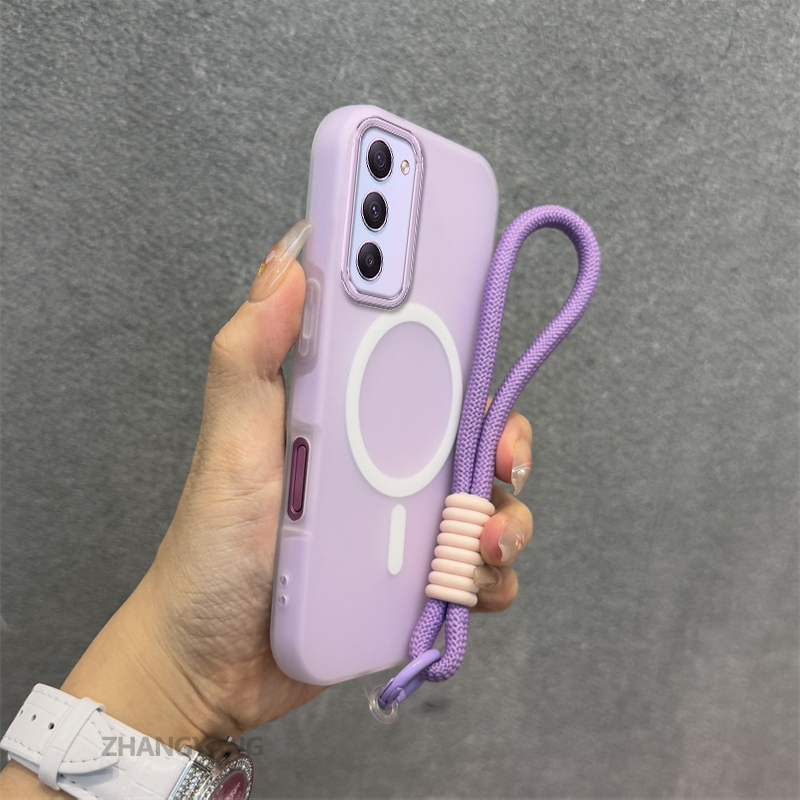 Ốp Lưng Cho Redmi 15 Silicone TPU Mềm Ốp Lưng Điện Thoại Hút Từ Tính Cao Cấp Thẩm Mỹ Thiết Kế Mới Miễn Phí Và Tinh Tế Treo Dây