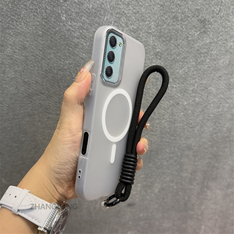 Ốp Lưng Cho Redmi 15 Silicone TPU Mềm Ốp Lưng Điện Thoại Hút Từ Tính Cao Cấp Thẩm Mỹ Thiết Kế Mới Miễn Phí Và Tinh Tế Treo Dây