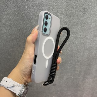 Ốp Lưng Cho OPPO A5 5G Silicon Cao Cấp Cảm Giác Da Ốp Lưng Điện Thoại 2 Trong 1 Thiết Kế Thẩm Mỹ Có Chức Năng Hút Từ Tính Và Dây Miễn Phí