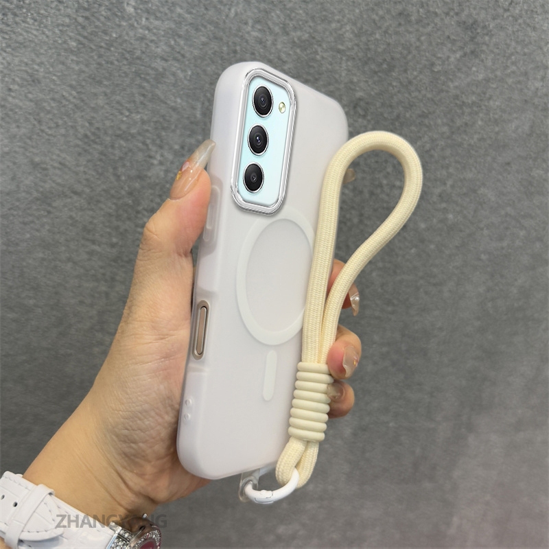 Ốp Lưng Cho Redmi 15 Silicone TPU Mềm Ốp Lưng Điện Thoại Hút Từ Tính Cao Cấp Thẩm Mỹ Thiết Kế Mới Miễn Phí Và Tinh Tế Treo Dây