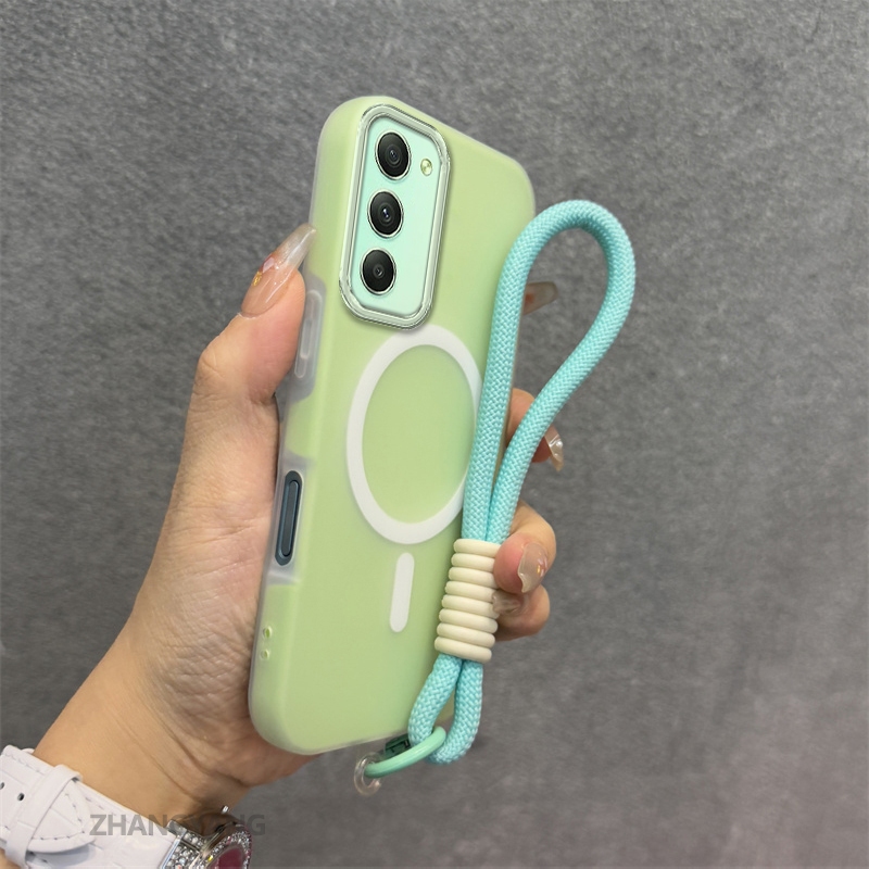 Ốp Lưng Cho Redmi 15 Silicone TPU Mềm Ốp Lưng Điện Thoại Hút Từ Tính Cao Cấp Thẩm Mỹ Thiết Kế Mới Miễn Phí Và Tinh Tế Treo Dây