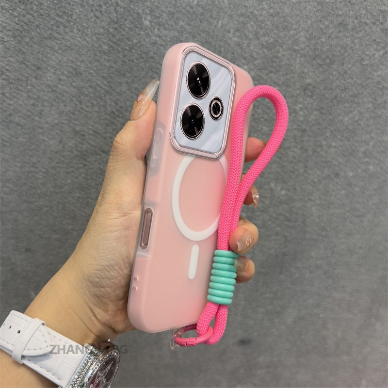 Ốp Lưng Cho OPPO A5 Pro 5G Silicone TPU Mềm Ốp Lưng Điện Thoại Hút Từ Tính Cao Cấp Thẩm Mỹ Thiết Kế Mới Dây Treo Miễn Phí Và Tinh Tế