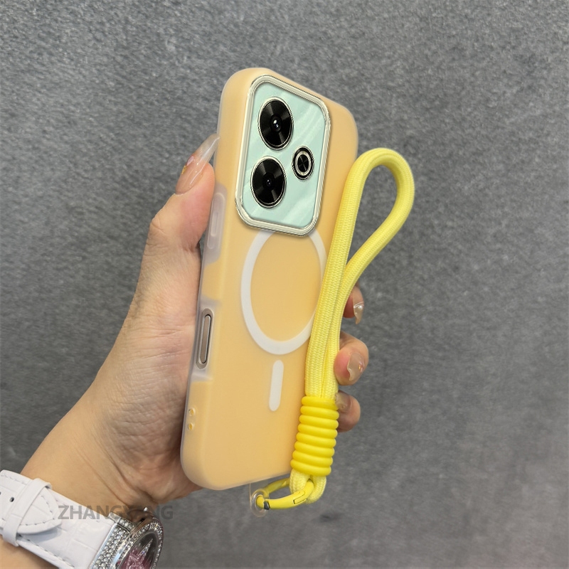Ốp Lưng Cho OPPO A5 Pro 5G Silicone TPU Mềm Ốp Lưng Điện Thoại Hút Từ Tính Cao Cấp Thẩm Mỹ Thiết Kế Mới Dây Treo Miễn Phí Và Tinh Tế