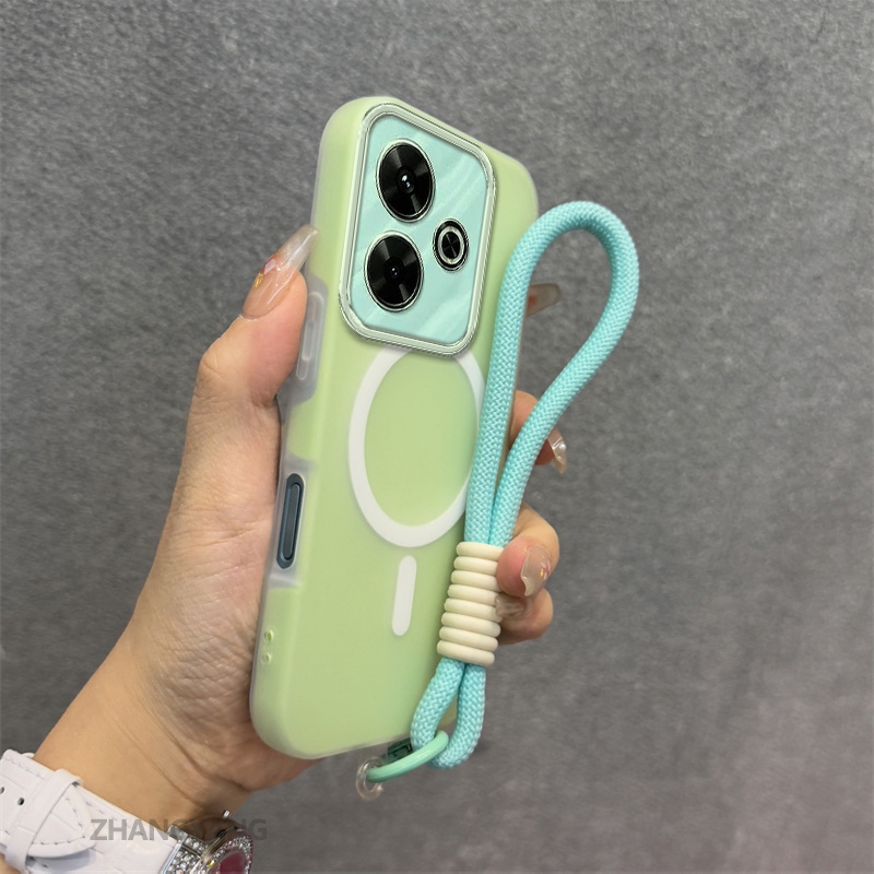 Ốp Lưng Cho OPPO A5 Pro 5G Silicone TPU Mềm Ốp Lưng Điện Thoại Hút Từ Tính Cao Cấp Thẩm Mỹ Thiết Kế Mới Dây Treo Miễn Phí Và Tinh Tế