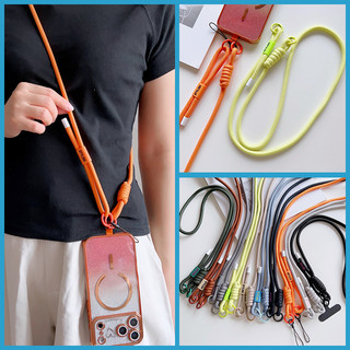 Dây buộc điện thoại di động có thể điều chỉnh Messenger Dây dài Handmade DIY Dây dài Điện thoại di động Dây chống thất lạc