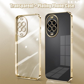 Tương Thích Cho Huawei Nova 14 Pro Ốp Điện Thoại Sang Trọng Mạ Cạnh Trong Suốt Vỏ Silicon Mềm Chống Sốc Trong Suốt SSY01