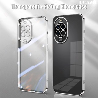 Tương Thích Cho Huawei Nova 14 Pro Ốp Điện Thoại Sang Trọng Mạ Cạnh Trong Suốt Vỏ Silicon Mềm Chống Sốc Trong Suốt SSY01