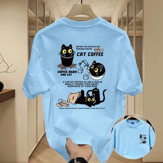 ✨Hàng có sẵn✨ Áo thun WASSUP họa tiết mèo nhỏ — Mẫu mới cho nam! 100% cotton, thời trang, Unisex