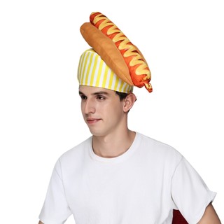 Người Lớn Ngộ nghĩnh Chó Nóng Đảng Nón Halloween 3D Thực Phẩm Cosplay Đầu Đầm Lễ Hội Nhà Cung Cấp Thực Phẩm Chủ Đề Đảng Trang Phục Phụ Kiện Quà Tặng Giáng Sinh