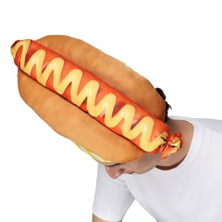 Người Lớn Ngộ nghĩnh Chó Nóng Đảng Nón Halloween 3D Thực Phẩm Cosplay Đầu Đầm Lễ Hội Nhà Cung Cấp Thực Phẩm Chủ Đề Đảng Trang Phục Phụ Kiện Quà Tặng Giáng Sinh
