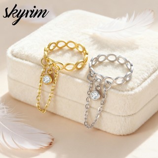SKYRIM Thanh Lịch Titan Thép Không Gỉ Vòng Trang Sức Thời Trang Cho Nam Giới Và Phụ Nữ