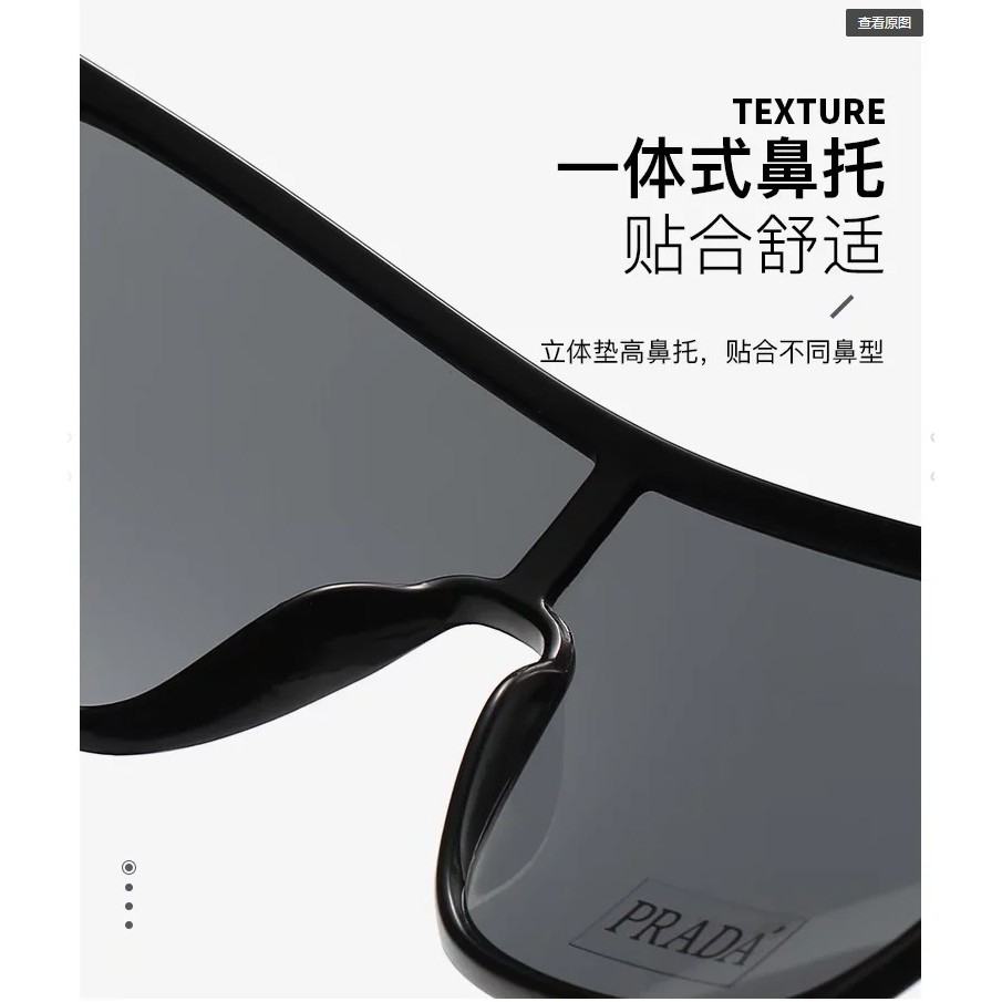 Kính mát thể thao khung lớn unisex, phong cách châu Âu - Mỹ, chống cát, phù hợp cho việc đi xe đạp và hoạt động ngoài trời.