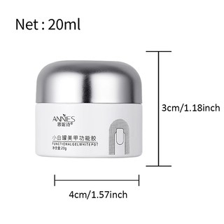 [ANNIES] Lớp niêm phong xây dựng thạch anh tím Sơn móng tay Keo dán móng tay Cửa hàng móng tay Lớp niêm phong keo đế chuyên dụng Đóng hộp
