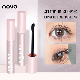 SON MÀY CHỐNG NƯỚC NOVO - Mascara Đen Cho Lông Mi Uốn Dày 3D Tự Nhiên Lâu Dài Chống lem & Không vón cục 9007