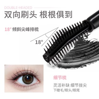 SON MÀY CHỐNG NƯỚC NOVO - Mascara Đen Cho Lông Mi Uốn Dày 3D Tự Nhiên Lâu Dài Chống lem & Không vón cục 9007