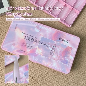 ANNIES Fake Nail Tip Shaped Nail Sheet Với Scale Line Slim Khắc miễn phí Nail Shop Đặc biệt