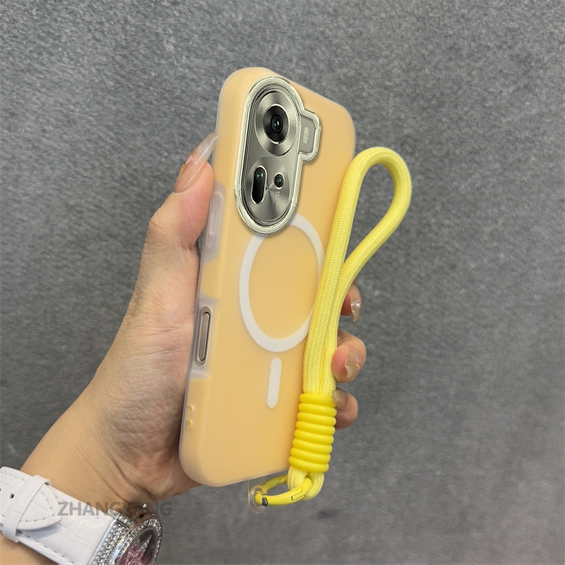Ốp Lưng Cho OPPO RENO 11 5G RENO 11 Pro 5G Silicone TPU Mềm Ốp Lưng Điện Thoại Hút Từ Tính Cao Cấp Thẩm Mỹ Thiết Kế Mới Dây Treo Miễn Phí Và Tinh Tế
