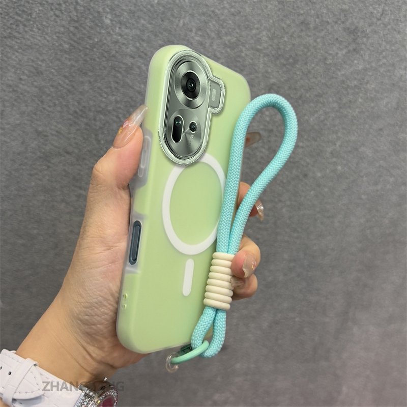Ốp Lưng Cho OPPO RENO 11 5G RENO 11 Pro 5G Silicone TPU Mềm Ốp Lưng Điện Thoại Hút Từ Tính Cao Cấp Thẩm Mỹ Thiết Kế Mới Dây Treo Miễn Phí Và Tinh Tế