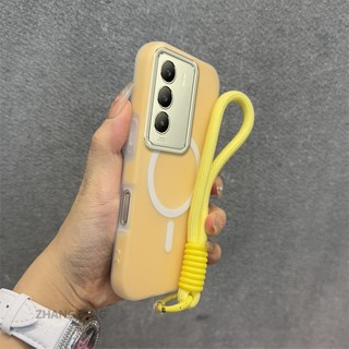 Ốp Lưng Cho Realme C75 C75x C73 Vỏ Điện Thoại Silicon Cao Cấp Cảm Giác Da 2 Trong 1 Thiết Kế Thẩm Mỹ Có Chức Năng Hút Từ Tính Và Dây Miễn Phí