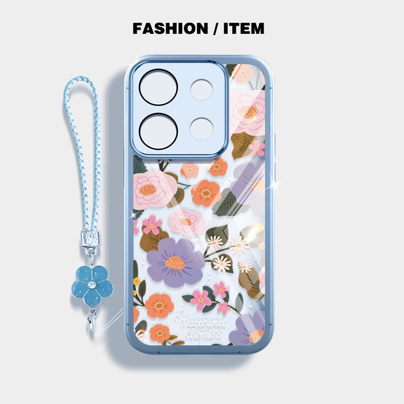 Vỏ YBD Cho OPPO A6C A6X A6 Pro A6T Pro A6S A6K Tranh Sơn Dầu Hoa Dây Treo Vỏ Điện Thoại