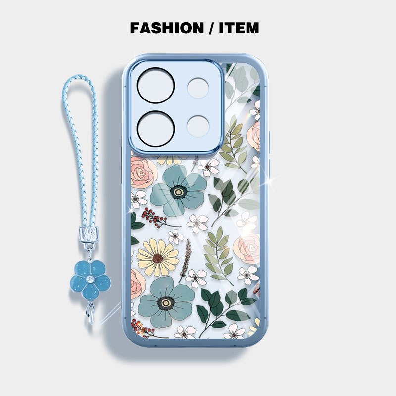 Vỏ YBD Cho OPPO A6C A6X A6 Pro A6T Pro A6S A6K Tranh Sơn Dầu Hoa Dây Treo Vỏ Điện Thoại