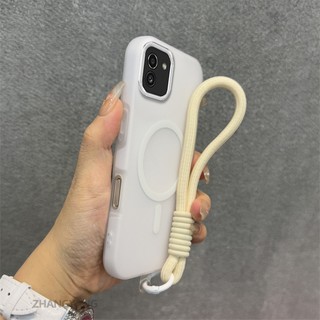 Ốp Lưng Dành Cho Samsung A03 Silicon Cao Cấp Cảm Giác Da Ốp Lưng Điện Thoại 2 Trong 1 Thiết Kế Thẩm Mỹ Có Chức Năng Hút Từ Tính Và Dây Miễn Phí