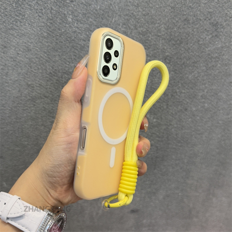 Ốp Lưng Dành Cho Samsung A13 4G A13 5G A23 Silicon TPU Mềm Ốp Lưng Điện Thoại Hút Từ Tính Cao Cấp Thẩm Mỹ Thiết Kế Mới Dây Treo Miễn Phí Và Tinh Tế