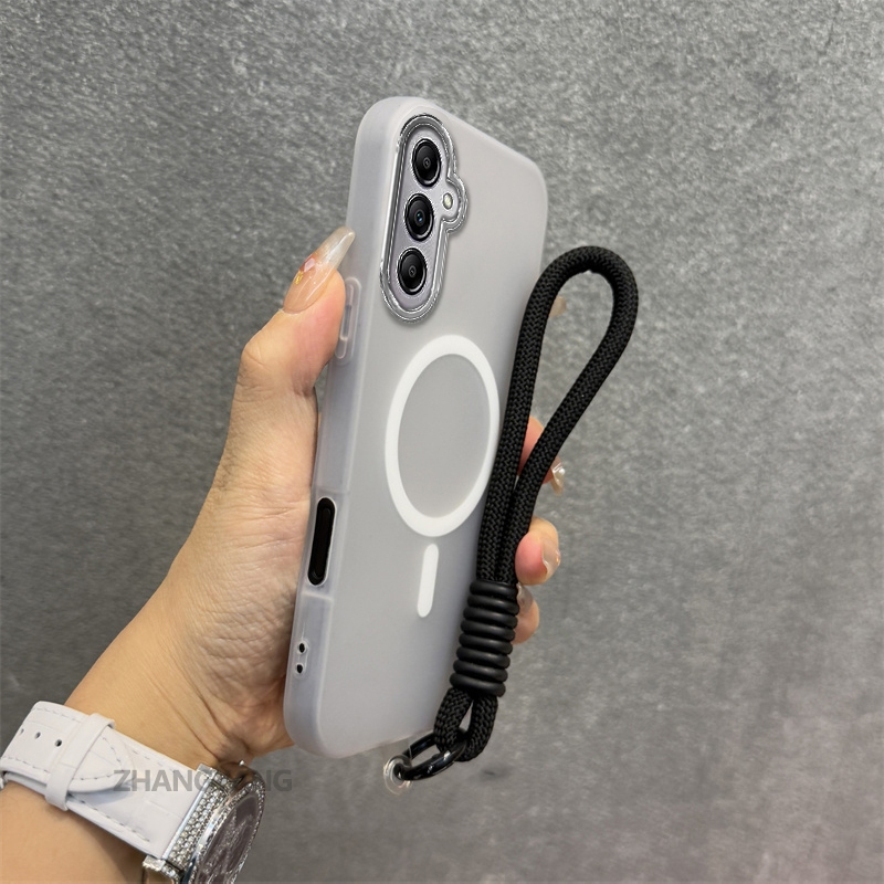 Ốp Lưng Dành Cho Samsung A26 A36 5G A56 5G Silicone TPU Mềm Ốp Lưng Điện Thoại Hút Từ Tính Cao Cấp Thẩm Mỹ Thiết Kế Mới Dây Treo Miễn Phí Và Tinh Tế