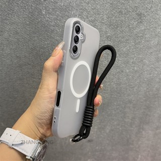 Ốp Lưng Dành Cho Samsung A26 A36 5G A56 5G Vỏ Điện Thoại Silicon Cao Cấp Cảm Giác Da 2 Trong 1 Thiết Kế Thẩm Mỹ Có Chức Năng Hút Từ Tính Và Dây Miễn Phí