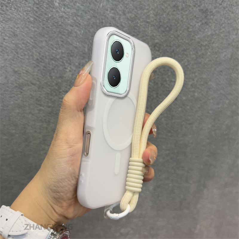 Ốp Lưng Dành Cho vivo Y36 Y27 5G Y03 Y27 4G Silicone TPU Mềm Ốp Lưng Điện Thoại Hút Từ Tính Cao Cấp Thẩm Mỹ Thiết Kế Mới Dây Treo Miễn Phí Và Tinh Tế