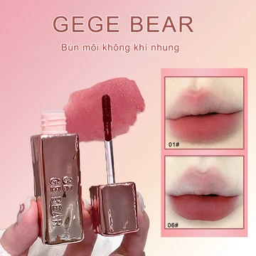 Gege Bear Bùn môi không khí nhung son bóng lì siêu giúp da trắng sáng son lì-chính hãng