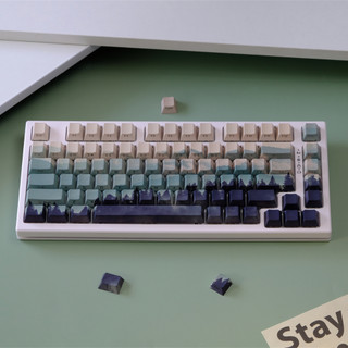 Mountain Forest Side Shine Through Keycaps PBT Dye-sub Cherry Profile Keycap Custom Keycaps Tương thích với Cherry Gateron MX Switch